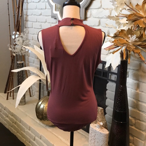Enough about me deep mauve body suit! - Picture 4 of 5